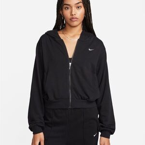 NWT - Nike Women's Chill Terry Black Hoodie‎ Size M